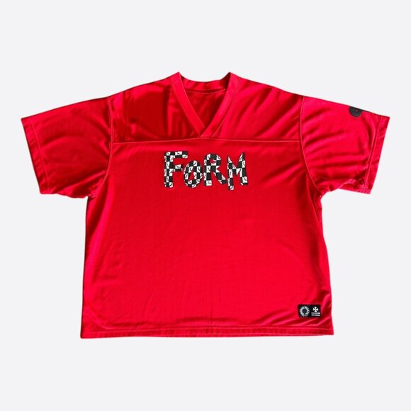 Chrome Hearts Matty Boy Red Form Mesh Jersey T-Shirt